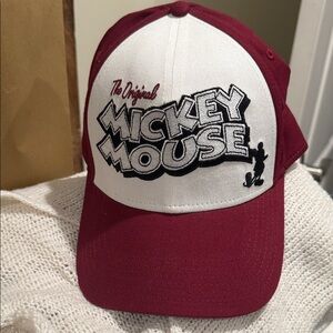 Disney Mickey Mouse Red and White Hat